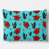 Tattoo Swallow Birds and Rozen Monogram Etui (Achterkant)