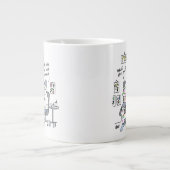 Tattoo Theme Funny Tattooist Extra Grote Beker (Voorkant)