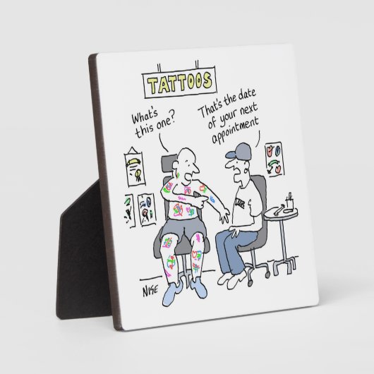 Tattoo Theme Funny Tattooist Fotoplaat (Voorkant)
