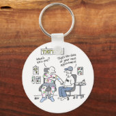 Tattoo Theme Funny Tattooist Sleutelhanger (Voorkant)