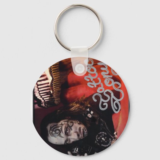 tattoo tony-sleutelketen sleutelhanger (Voorkant)