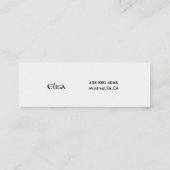 Tattoo Tropikana Mini Visitekaartje (Achterkant)