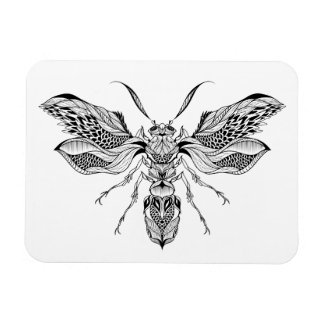 Tattoo van bijen magneet