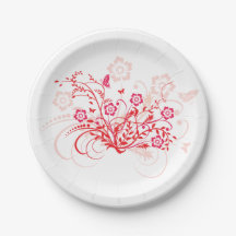 Tattoo van bloemen - Borden van papier