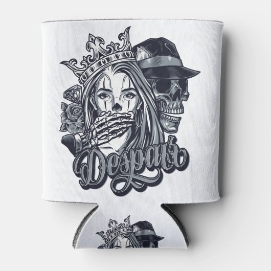 tattoo van de  cichoreilanden blikjeskoeler (Voorkant)