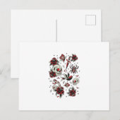 Tattoo van de oude school briefkaart (Voorkant / Achterkant)