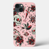 Tattoo van de oude school Case-Mate iPhone case (Achterkant)