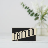 tattoo visitekaartje (Staand voorkant)