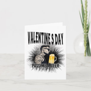Tattoo voor anti-valentijnsdag getatoeëerde alleen kaart