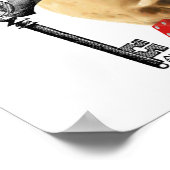 Tattoo voor gothische gambler poster (Hoek)