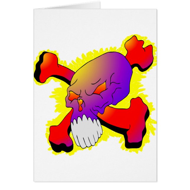 Tattoo voor schedel en dwarsbeenderen (Voorkant)