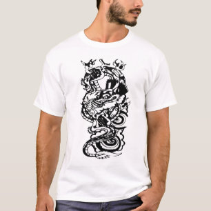 Tattoo voor stammendraak Design Aangepast T-shirt