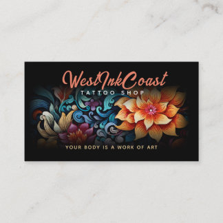 Tattoo Winkelslogans Visitekaartjes