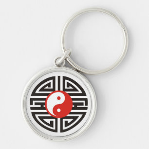 Tattoo Yin & Yang Sleutelhanger