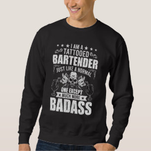 Tattooed Bartender Bartending Bartender Trui