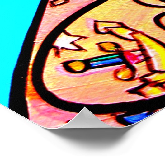 tattooed blonde model poster (Coin)