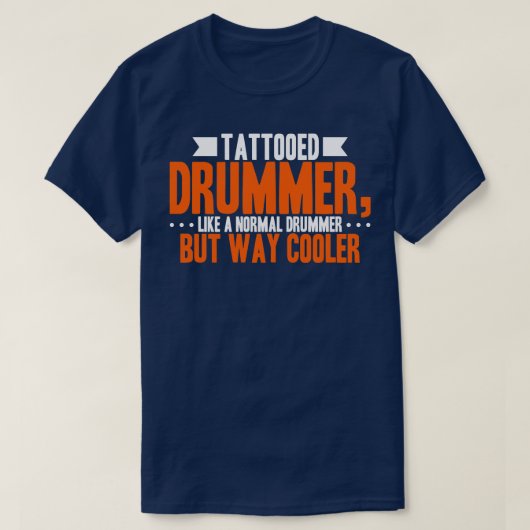 Tattooed Drummer T-shirt (Design voorkant)