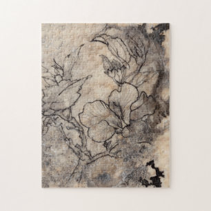 Tattooed Floral I Legpuzzel