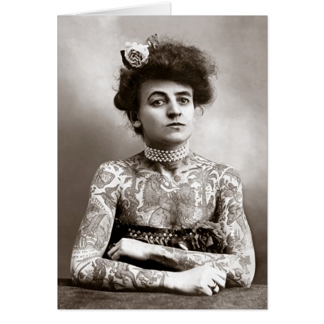 Tattooed Lady, 1907 (Voorkant)