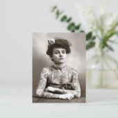 Tattooed Lady, 1907 Briefkaart (Staand voorkant)