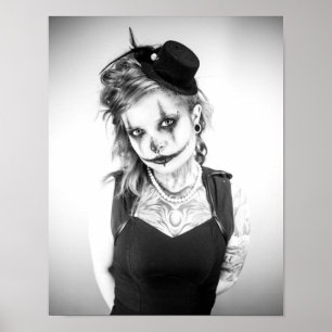 Tattooed Model - Ashley Lynn Poster