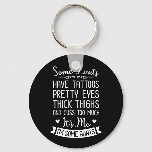 Tattooed tante sleutelhanger (Voorkant)