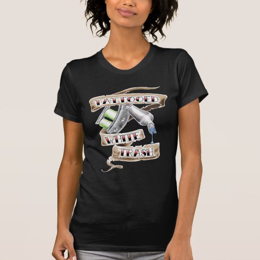 Tattooed White Trash T-shirt (Voorkant)