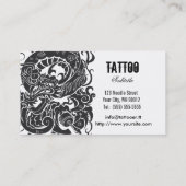 Tattooer Dragon Visitekaartje (Achterkant)