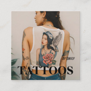 Tattoos Artist Graphic Visitekaartje