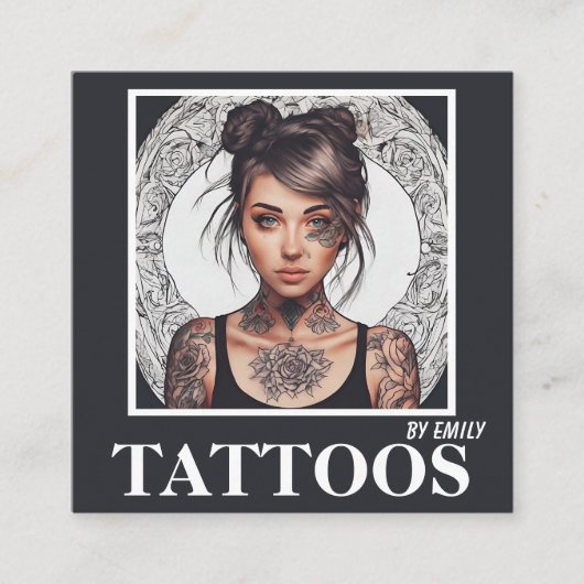 Tattoos Artist Graphic Visitekaartje (Voorkant)