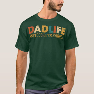 Tattoos Beer Babies Pap Vaderdag Tattoo D T-shirt
