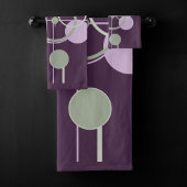 Tattoos | Bohème vert pourpre Abstrait