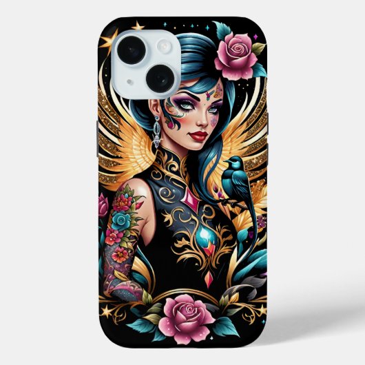 Tattoos en Rozen 2 Case-Mate iPhone Case (Achterkant)