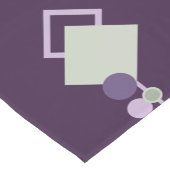 Tattoos Linework | Boheems Paarse groene Abstract Korte Tafelloper (Hoek)