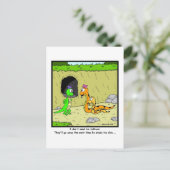 Tattoos: Snake Cartoon Briefkaart (Staand voorkant)