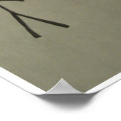 tattoos stokfiguren poster (Hoek)