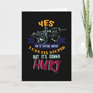 Tattoos zijn kunst kaart