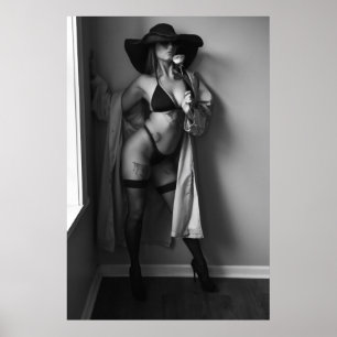 Tattooted Cowgirl Poster