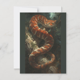 Tatzelwurm-briefkaart Briefkaart