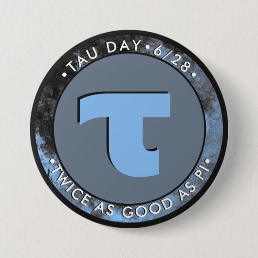 Tau Day Ronde Button 7,6 Cm (Voorkant)