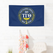Tau Gamma Theta 3x5 Banner - 50e Jubileum (Insitu)