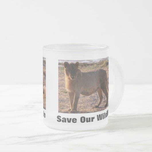 Tau redt ons leven matglas koffiemok (Voorkant rechts)