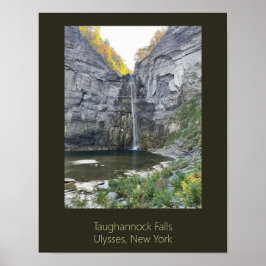 Taughannock Herfst Poster