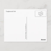 Taughannock Herfsten Briefkaart (Achterkant)