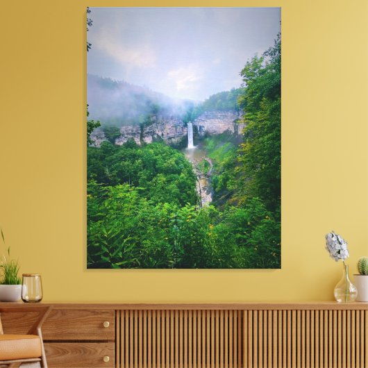 TAUGHANNOCK HERFSTEN ITHACA CANVAS PRINT (Insitu (Woonkamer))