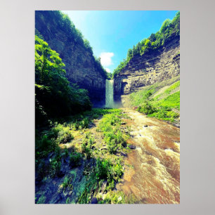 TAUGHANNOCK HERFSTEN ITHACA NEW YORK POSTER