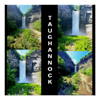 TAUGHANNOCK TOMBE DANS LE NEW YORKGlossy Poster