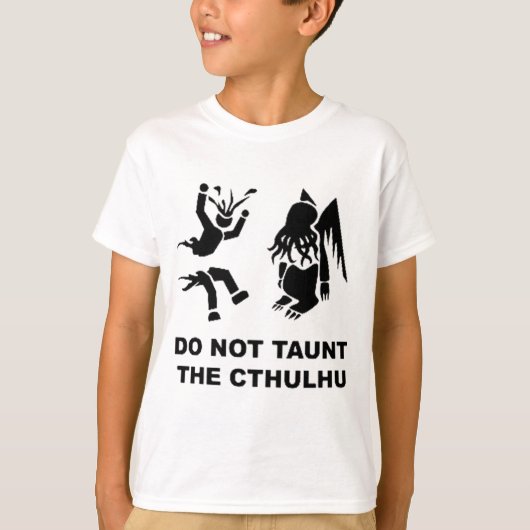 Taunt niet t-shirt (Voorkant)