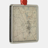 Taunton, Massachusetts Metalen Ornament (Rechts)