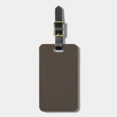 Taupe Bagage Label (Voorkant verticaal)